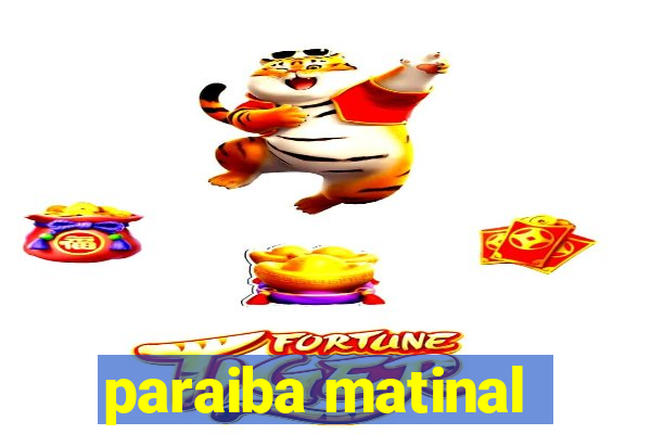 paraiba matinal